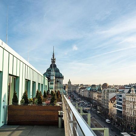 Wenceslas Square Terraces Praga Exterior foto