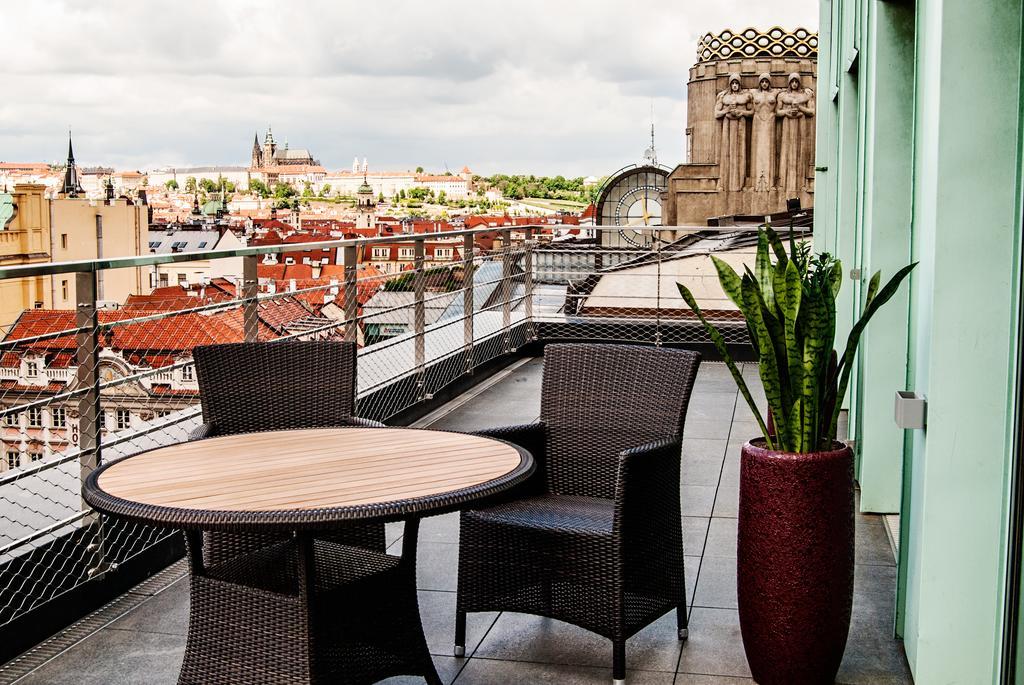 Wenceslas Square Terraces Praga Exterior foto