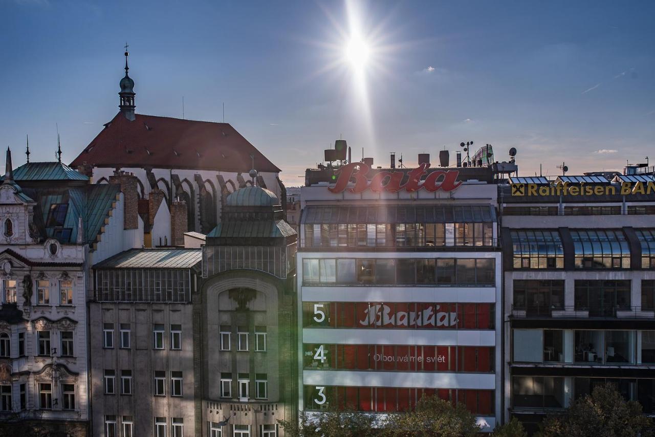 Wenceslas Square Terraces Praga Exterior foto